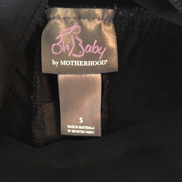 Oh Baby by Motherhood Stretch Black Pants - Picture 3 of 6